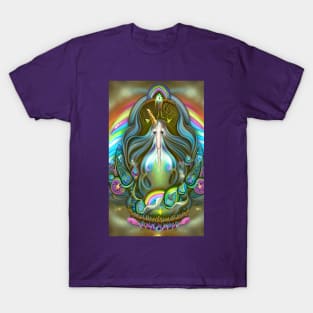 Llama Unicorn Wizard T-Shirt